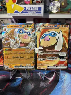 Pokemon 2025 SV Journey Together Mamoswine EX 174/159 UR & 79/159 RR Near Mint - Image 1