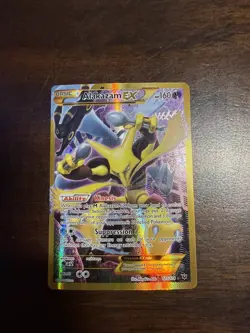 Alakazam EX Fates Collide 125/124 Full Art Holo Secret Rare Pokemon TCG NM - Image 3