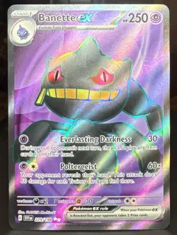 Pokemon Banette ex 229/198 SV01: Scarlet & Violet Base Set Ultra Rare (Full Art) - Image 1