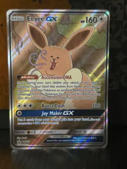 3 Pokemon Eevee GX SM233 Full Art Black Star Promo Sun & Moon excellent conditio - Image 2