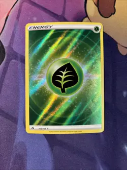 Grass Energy 152/159 Textured Pokemon TCG Crown Zenith NM - Image 1