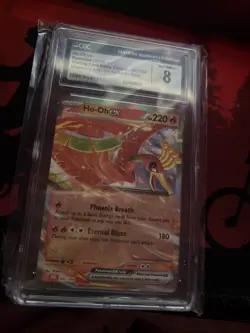 Pokemon TCG Ho-Oh 07/34 Classic Charizard Ho-Oh Deck CGC 8 Near Mint - Image 1
