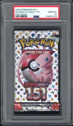 PSA 10 GEM MINT Scarlet & Violet 151 SEALED Booster Pack Pokemon - Image 1