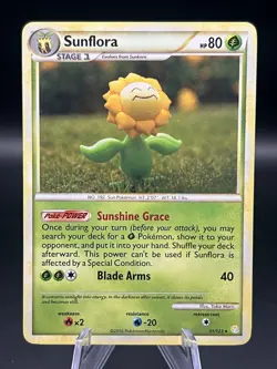 Sunflora Pokemon HeartGold & SoulSilver 2010 Pokemon TCG - Image 1