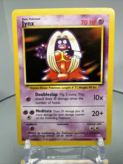 Jynx 31/102 Base Set Unlimited WOTC Vintage Pokemon - Image 2