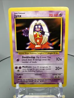 Jynx 31/102 Base Set Unlimited WOTC Vintage Pokemon - Image 3