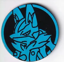 Mega Lucario Coin - Pokemon - Mega Evolutions ETB - Image 1
