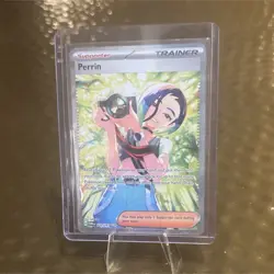Pokemon Perrin Full Art Holo Ultra Rare 220/167 Twilight Masquerade - Image 1