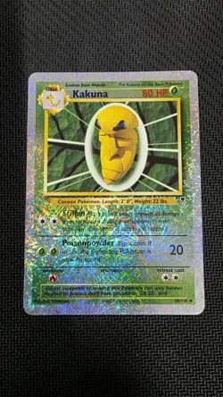 Kakuna 50/110 Legendary Collection 2002 Reverse Holo Pokemon Card TCG - Image 1