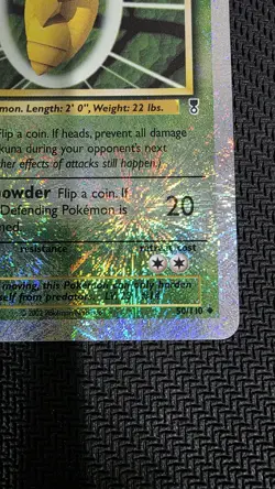 Kakuna 50/110 Legendary Collection 2002 Reverse Holo Pokemon Card TCG - Image 4