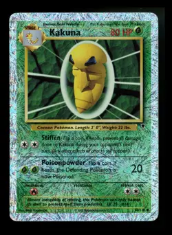 Kakuna 50/110 Legendary Collection 2002 Reverse Holo Pokemon Card TCG - Image 1