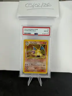 Pokemon TCG Charizard Base Set Holo Unlimited Rare Card 4/102 | PSA 8 NM-MINT - Image 4