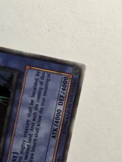 Yu-Gi-Oh! TCG Obelisk the Tormentor GBI-002 Lightly Played Card - Image 5