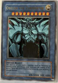 Yugioh egyptian gods cards GBI-001, 002, 003 (Ultra Rare) - Image 3