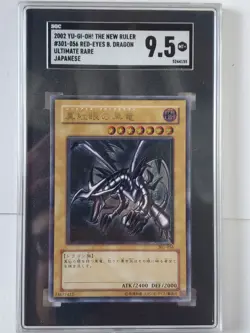 Red-Eyes B. Dragon Ultimate Japanese Yu-Gi-Oh NR 2002 SGC 9.5 MT+ - Image 1