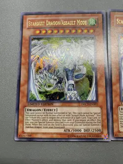 Yu-Gi-Oh! 2X Stardust Dragon/Assault Mode Ultra Rare Limited DPCT-EN003 HP - Image 2