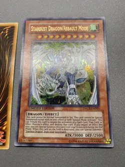 Yu-Gi-Oh! 2X Stardust Dragon/Assault Mode Ultra Rare Limited DPCT-EN003 HP - Image 4