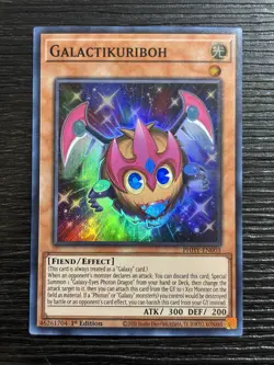 YuGiOh! - Galactikuriboh PHHY-EN003 Super Rare 1st Edition Near Mint - Image 1