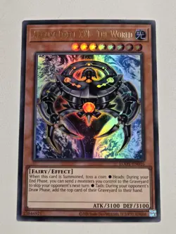 Arcana Force XXI - The World LODT-EN016 Ultra Rare Yugioh Light of Destruction - Image 1