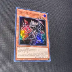 Yu-Gi-Oh TCG Shaman of the Ashened City 1st Edition Super Rare LEDE-EN090 NM - Image 2