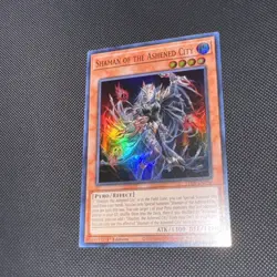 Yu-Gi-Oh TCG Shaman of the Ashened City 1st Edition Super Rare LEDE-EN090 NM - Image 3