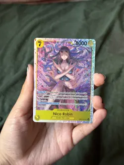 One Piece TCG - Nico Robin PRERELEASE ENGLISH EB03-055 HEROINES SR - Near Mint - Image 1