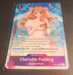One Piece Card Game Charlotte Pudding (Alternate Art) OP11-070 SR NM English - Image 3