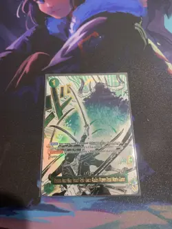 Demon Aura Nine Sword Style Asura Blades Drawn Dead Man's Game Alt Art OP12-037 - Image 1