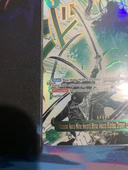 Demon Aura Nine Sword Style Asura Blades Drawn Dead Man's Game Alt Art OP12-037 - Image 5
