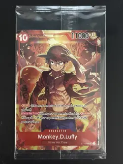 Monkey D. Luffy SR ST10-006 - Treasure Booster Promo - One Piece TCG (Sealed) - Image 1