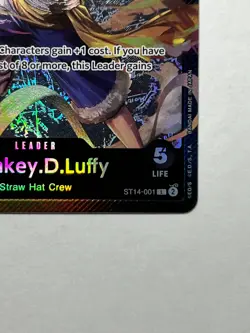 Monkey.D.Luffy ST14-001 One Piece Starter Deck 14: 3D2Y L English - Image 5