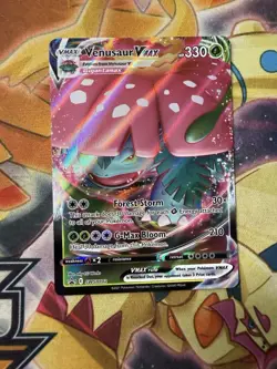 Venusaur VMAX - SWSH102 - Pokemon Sword & Shield Promo Ultra Rare Holo Card NM - Image 1
