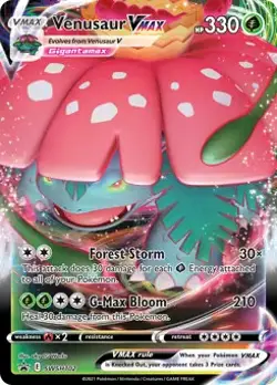 Venusaur VMAX - SWSH102 - Pokemon Sword & Shield Promo Ultra Rare Holo Card NM - Image 1