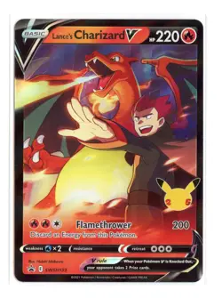 Lance's Charizard V SWSH133 Promo Holo Sword & Shield Promo Cards Pokemon NM - Image 1