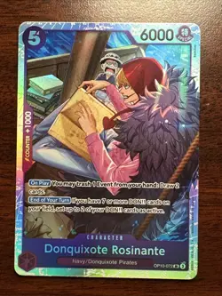 Donquixote Rosinante OP10-072 English SR Royal Blood One Piece Card Game - Image 1