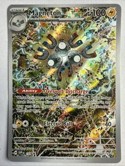 Pokemon Sealed Magneton SVP 159 Surging Sparks Full Art Holo Black Star Promo - Image 1