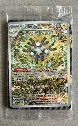 Pokemon Sealed Magneton SVP 159 Surging Sparks Full Art Holo Black Star Promo - Image 1