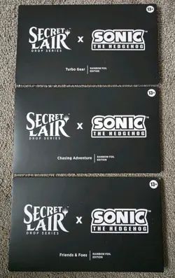2025 Secret Lair Drop Series Sonic the Hedgehog Complete Rainbow Foil Set Sealed - Image 1