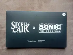 MTG Magic SLD Secret Lair x Sonic Turbo Gear - Rainbow Foil Edition - Sealed - Image 1