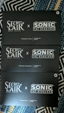 Magic The Gathering | Secret Lair x Sonic Bundle Foil Edition - BRAND NEW SEALED - Image 1