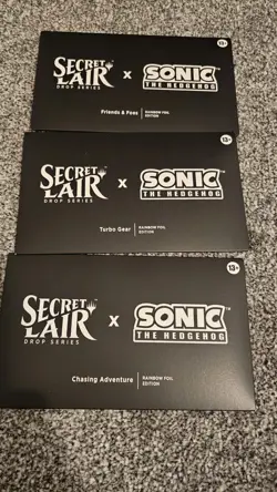 MTG Secret Lair x Sonic the Hedgehog Rainbow Foil - Sealed Full Set - Image 1