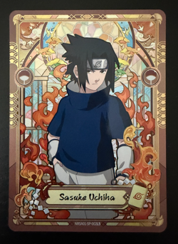 Sasuke Uchiha NARUTO NRSA01-SP-002L5 Naruto Kayou Card - ENGLISH - Heaven Scroll - Image 1
