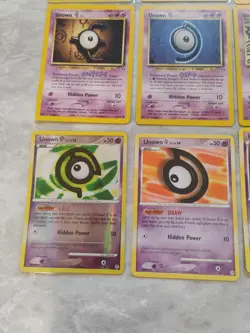 Unown Pokemon Card Lot 15 Cards Total 2000-2007 TCG Neo - Image 2