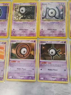 Unown Pokemon Card Lot 15 Cards Total 2000-2007 TCG Neo - Image 3
