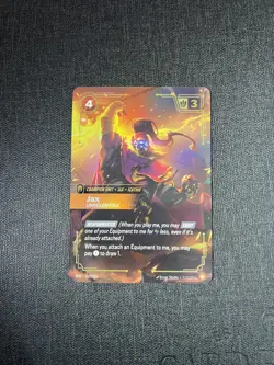 Jax Unrelenting 119/221 Riftbound Spiritforged TCG Epic Champion Unit Card - Image 1