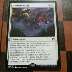 Mtg Starfield Of Nyx LP/NM Origins #33 Mythic Rare Magic Enchantment Card - Image 2