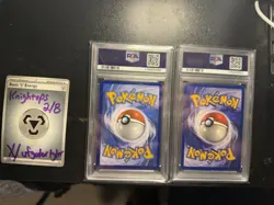 4 Pokemon Pikachu Veronica Taylor Signed PSA Cards 1st Edition Jungle Promo - Image 2