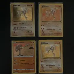 Pokemon TCG Hitmonlee 4 Card Lot Holo & Regular English 1999 2023 - Image 1