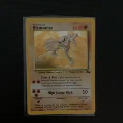 Pokemon TCG Hitmonlee 4 Card Lot Holo & Regular English 1999 2023 - Image 2