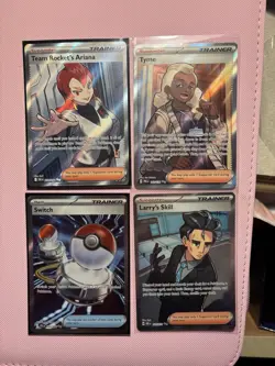 Pokemon Full Art Trainer Card Lot - Image 1